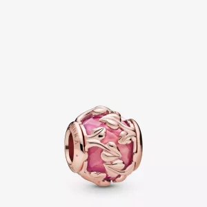 (afbeelding voor) Pandora Roze Decoratieve Bladeren Bedel 788238Ssp