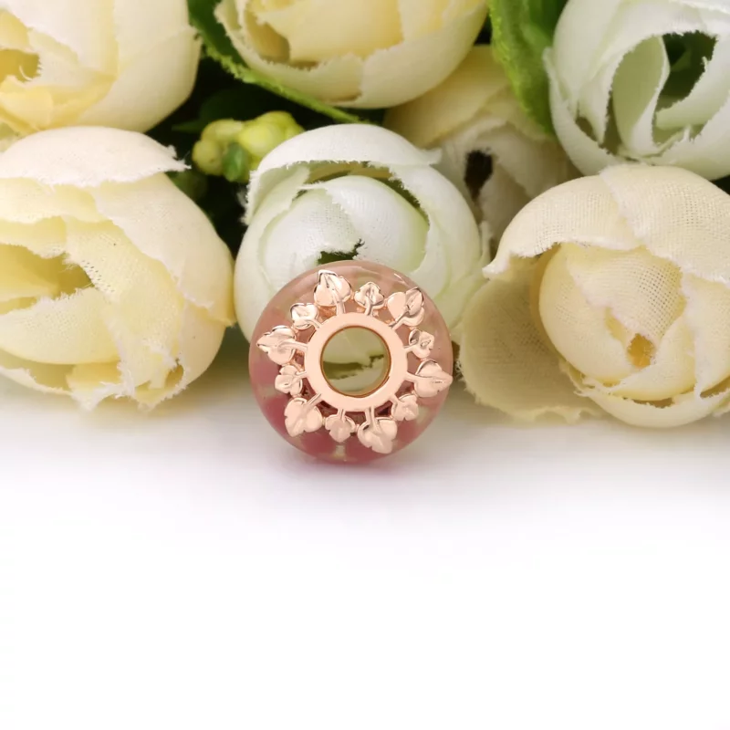 (afbeelding voor) Pandora Roze Murano Glas & Bladeren Bedel 788244 - Bekijken 4
