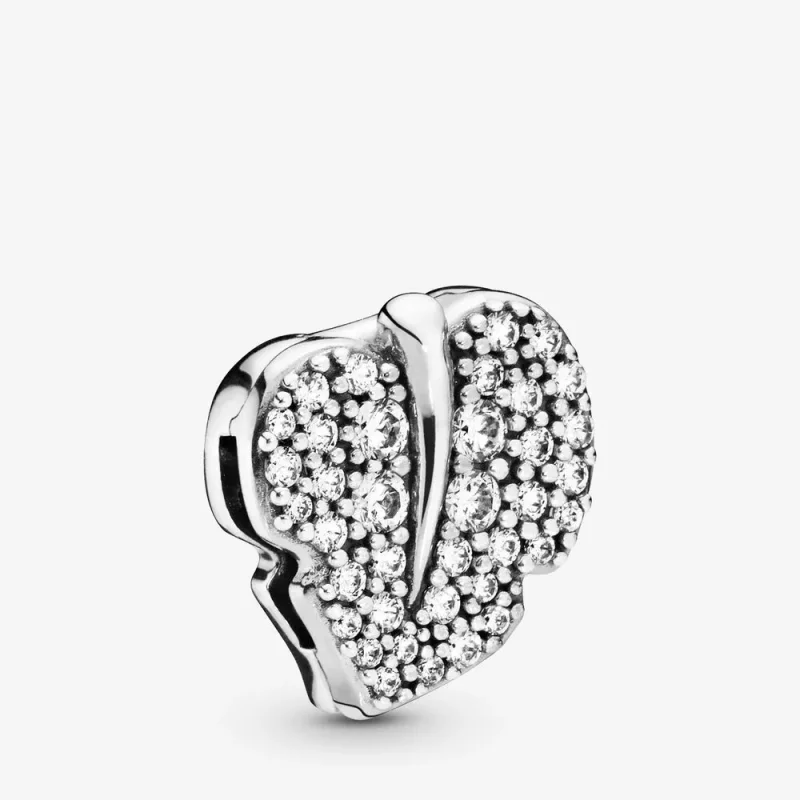 (afbeelding voor) Pandora Sprankelend Blad Clip Bedel 798293CZ