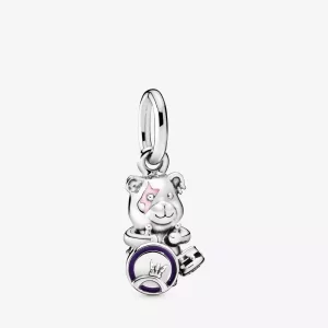 (afbeelding voor) Pandora Theodore Bear Punk Band Hangende Bedel 798281ENMX
