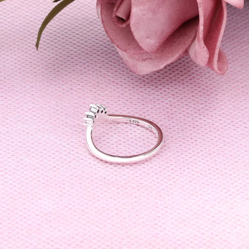 (afbeelding voor) Pandora Tiara Wishbone Ring 198282CZ - Bekijken 3