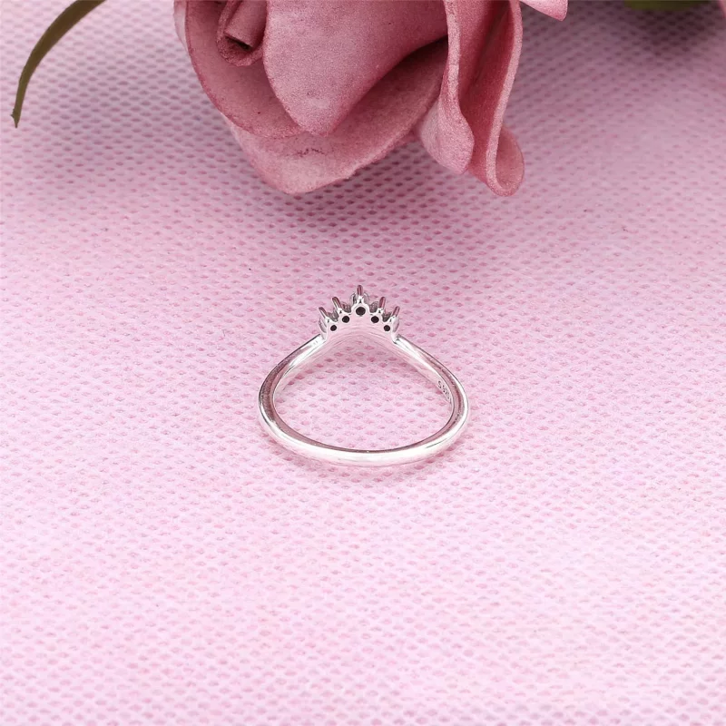 (afbeelding voor) Pandora Tiara Wishbone Ring 198282CZ - Bekijken 4