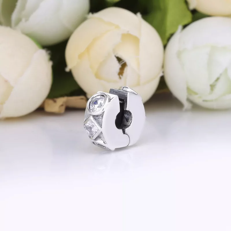(afbeelding voor) Pandora Geometrische Vormen Clip Bedel 798463C01 - Bekijken 4