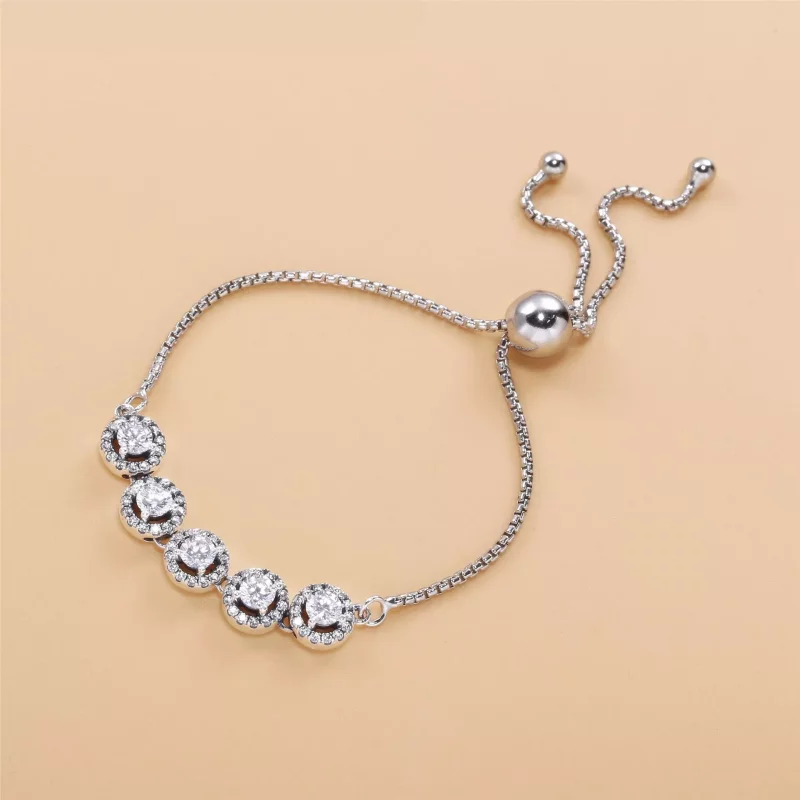 (afbeelding voor) Pandora Ronde Sprankeling Sliding Armband 598510C01 - Bekijken 2