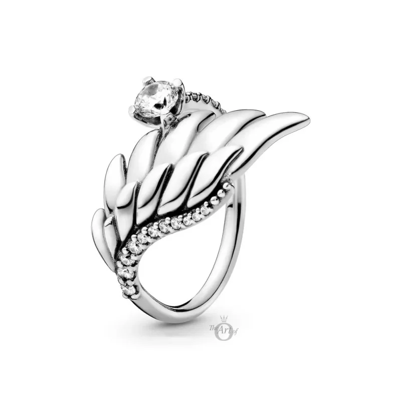 (afbeelding voor) Pandora Sprankelende Angel Wing Statementring 198519C01