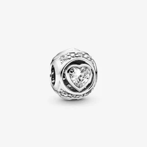 (afbeelding voor) Pandora Verhoogd Hart Bedel 798464C01