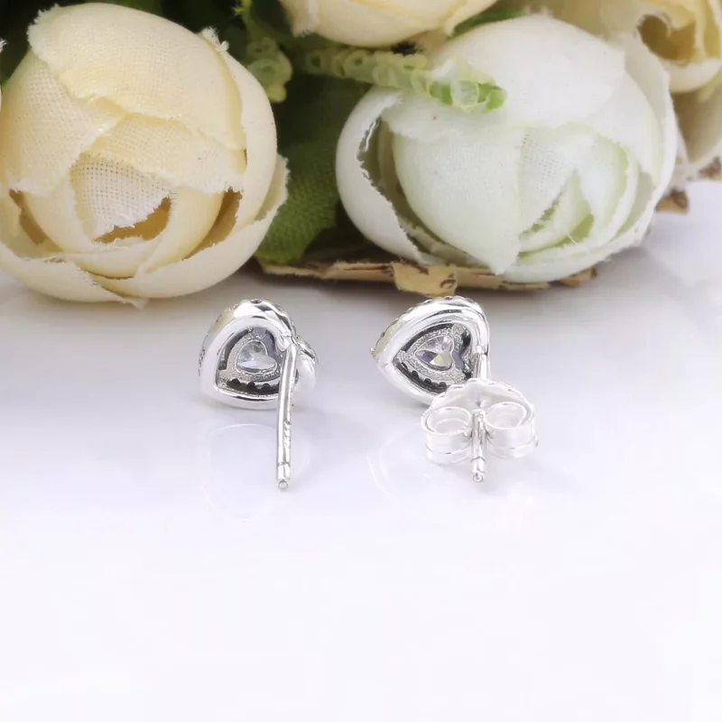 (afbeelding voor) Pandora Elevated Heart Oorknopjes 298427C01 - Bekijken 4