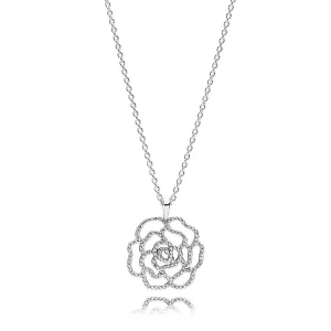 (afbeelding voor) Pandora Glinsterende Rose Floral Hanger 390368CZ-90