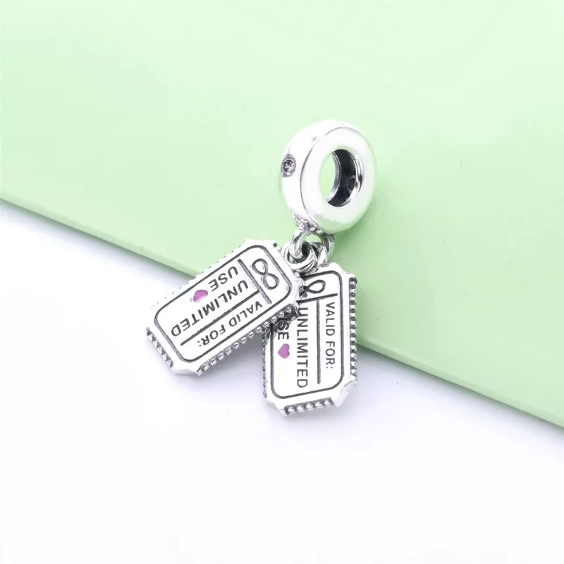 (afbeelding voor) Pandora Liefdescoupon Hangende Bedel 798703C01 - Bekijken 3