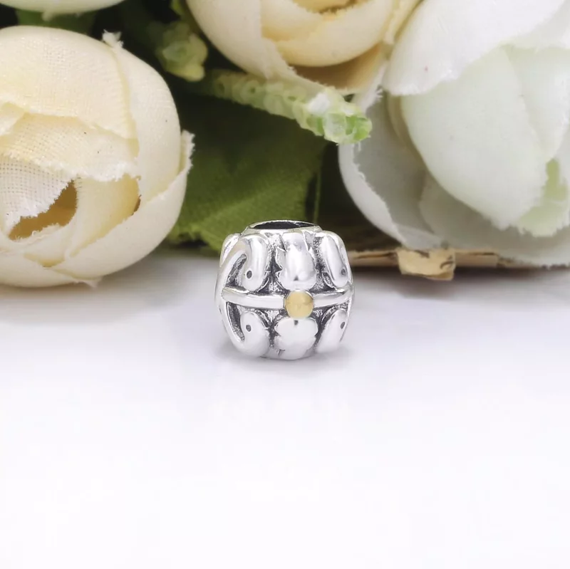 (afbeelding voor) Pandora Sterling Zilver & 14K Life Saver Bedel 791042 - Bekijken 4