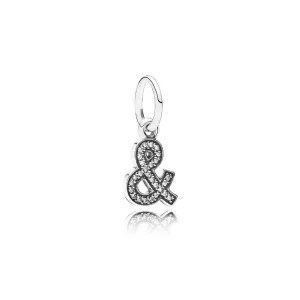 (afbeelding voor) PANDORA Brief Ampersand Zilveren Hangende Bedel 791305CZ