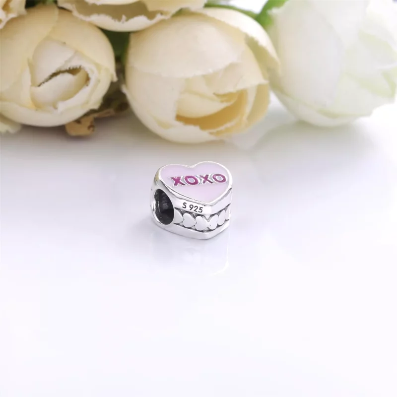 (afbeelding voor) PANDORA Candy Harten Zilveren Bedel ENG792015_19 - Bekijken 4
