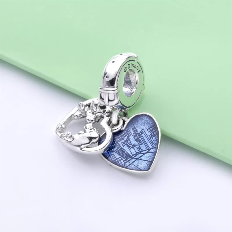 (afbeelding voor) PANDORA Disney Lady And The Tramp Heart Dangle Charm 798634C01 - Bekijken 2