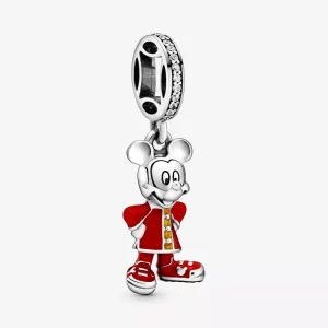 (afbeelding voor) PANDORA Disney Mickey Mouse Dangle Charm 798635C01