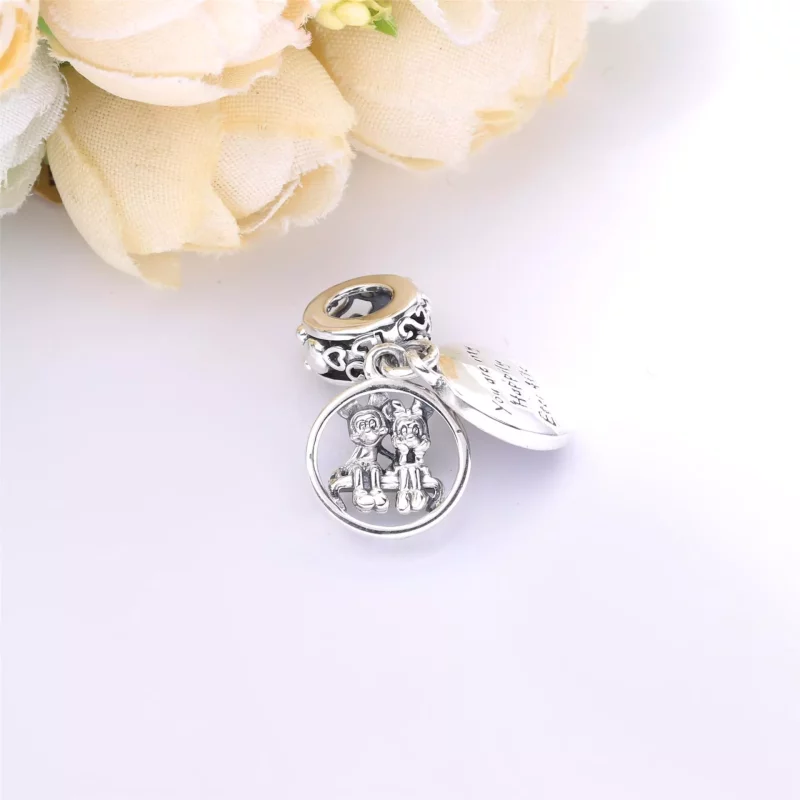 (afbeelding voor) PANDORA Disney Mickey Mouse & Minnie Mouse Happily Ever After Hangende Bedel 798 - Bekijken 4