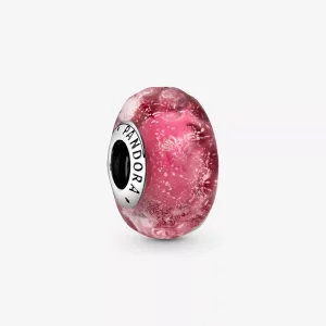 (afbeelding voor) PANDORA Golvende Fancy Roze Muranoglazen Bedel 798872C00