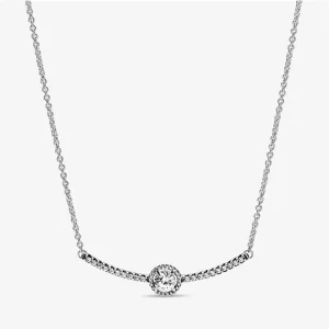 (afbeelding voor) PANDORA Ronde Sprankeling Halsketting 398490C01