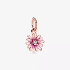 (afbeelding voor) PANDORA Roze Madeliefje Hangende Bedel 788771C01
