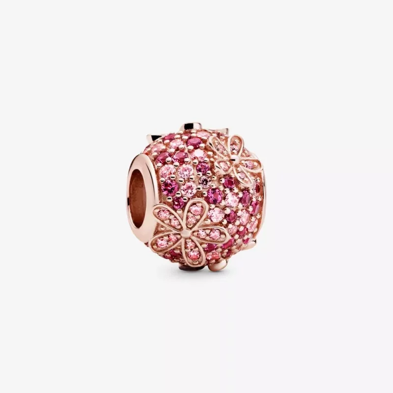 (afbeelding voor) PANDORA Roze Pavé Madeliefjes Bedel 788797C01