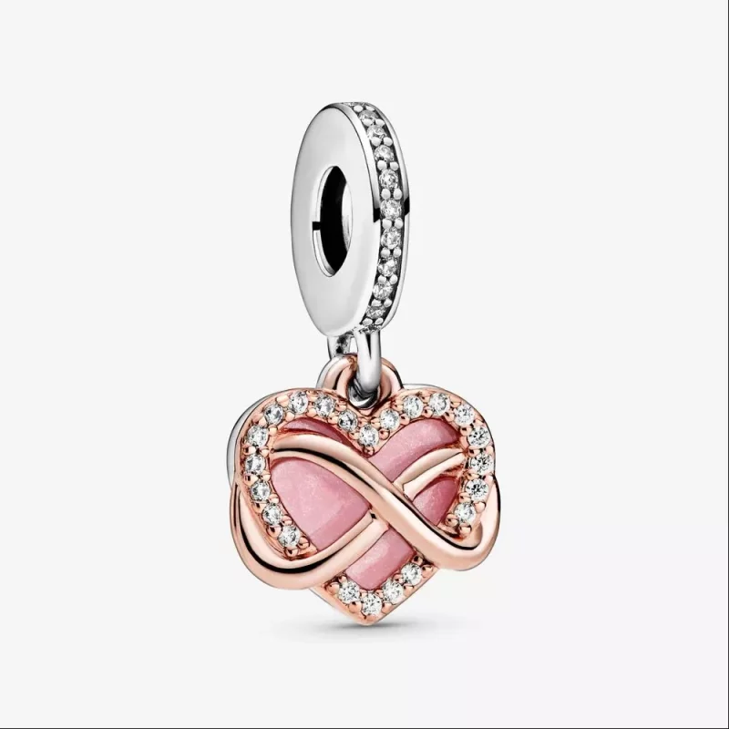 (afbeelding voor) PANDORA Sparkling Infinity Heart Hangende Bedel 788878C01