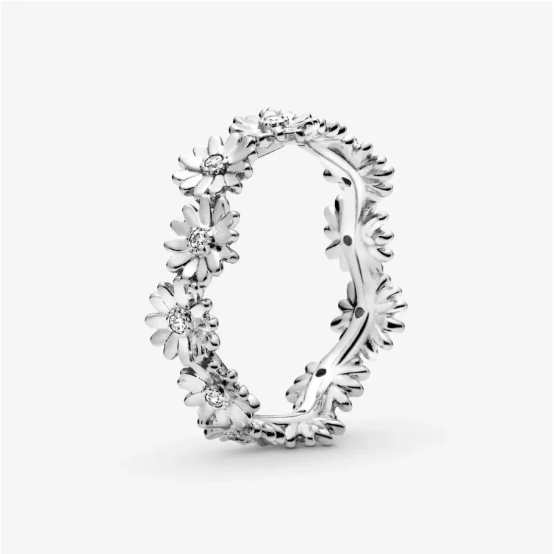 (afbeelding voor) PANDORA Sprankelende Madeliefjes Kroonring 198799C01