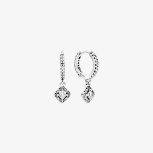 (afbeelding voor) PANDORA Square Sparkle Oorringen 298503C01
