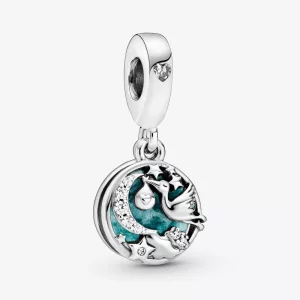 (afbeelding voor) PANDORA Stork & Twinkling Stars Hangende Bedel 798895C01