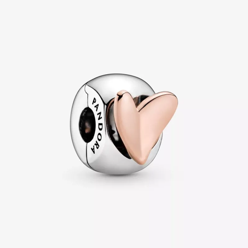 (afbeelding voor) PANDORA Vrije Hand Hart Clip Bedel 788697C00