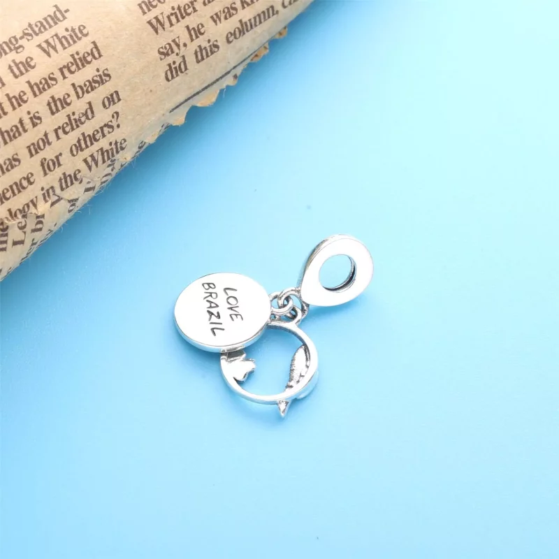 (afbeelding voor) PANDORA Brazilië Strand Papegaai Hangende Bedel - 798919C01 - Bekijken 4