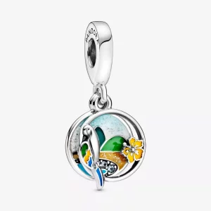 (afbeelding voor) PANDORA Brazilië Strand Papegaai Hangende Bedel - 798919C01