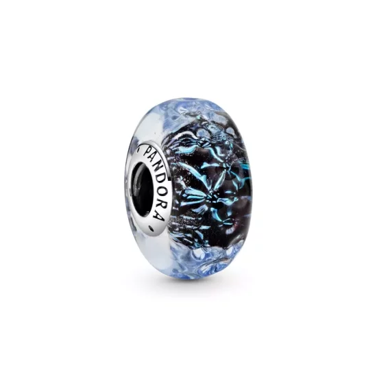 (afbeelding voor) PANDORA Golvende Donkerblauwe Muranoglazen Oceaan Bedel - 798938C00