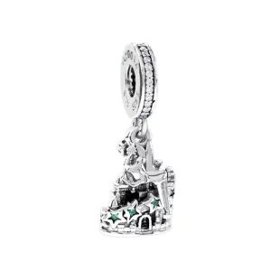 (afbeelding voor) Disney Parks Sparkling Castle Tinker Bell Hangende Bedel - 798856C01