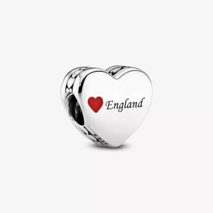 (afbeelding voor) PANDORA England Love Heart Bedel - 792015_E024