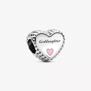 (afbeelding voor) PANDORA Goddaughter Heart Bedel - 799147C01