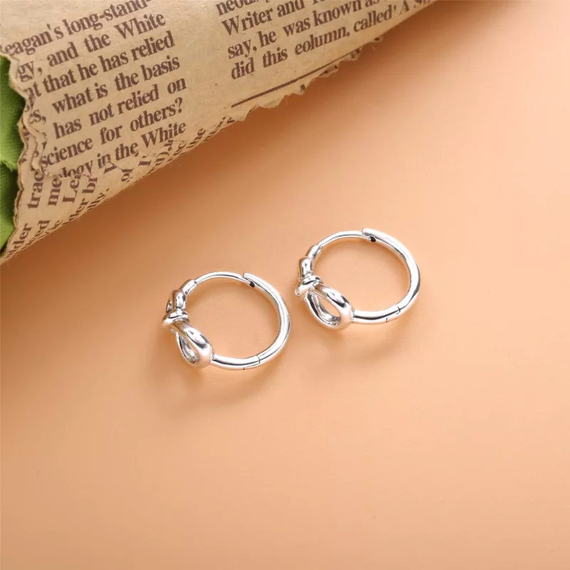 (afbeelding voor) PANDORA Infinity Knot Oorringen - 298889C00 - Bekijken 2