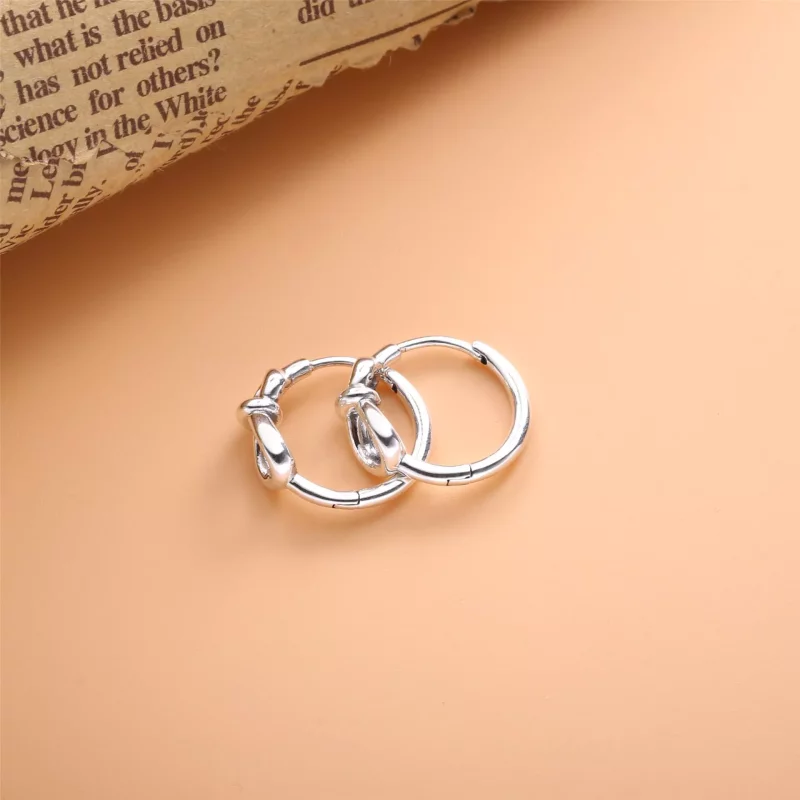 (afbeelding voor) PANDORA Infinity Knot Oorringen - 298889C00 - Bekijken 4