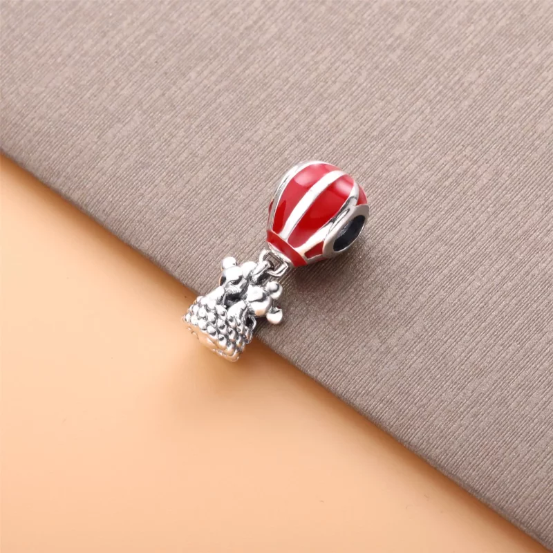 (afbeelding voor) Pandora Style Disney Hete Luchtballon van Ware Liefde Hangende Bedel - PD00209-1 - Bekijken 3