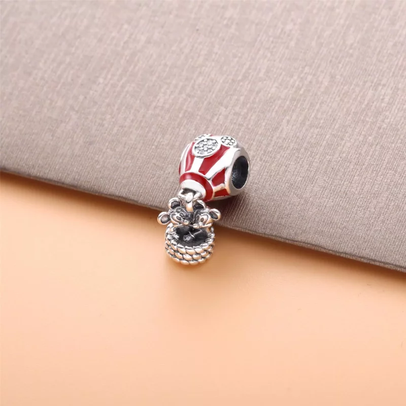 (afbeelding voor) Pandora Style Disney Hete Luchtballon van Ware Liefde Hangende Bedel - PD00209-1 - Bekijken 4