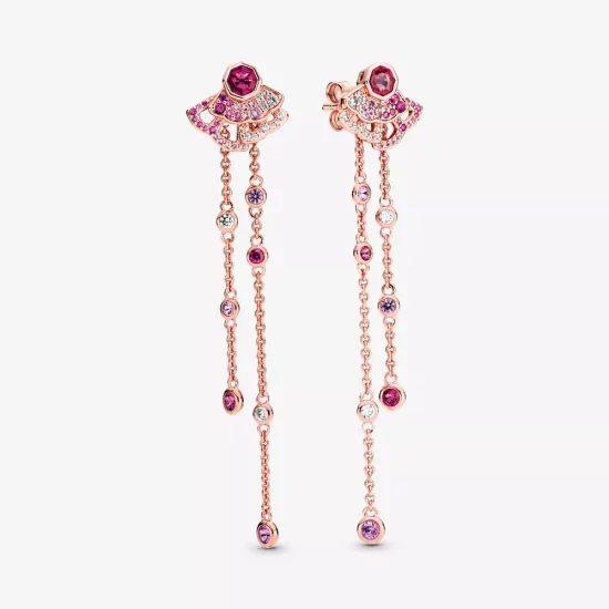 (afbeelding voor) PANDORA Pink Fan Oorknopjes - 288190C01