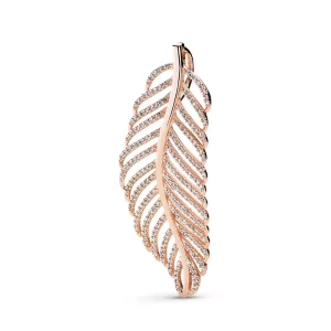 (afbeelding voor) Pandora Rose Hanger Met Veer - 380350CZ