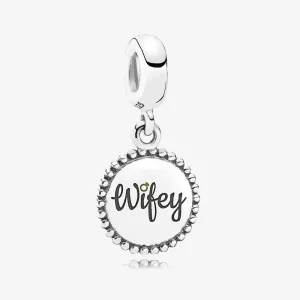 Pandora Style Wifey Hangende Bedel - ENG791169_33 (afbeelding voor) Pandora Style Wifey Hangende Bedel - ENG791169_33