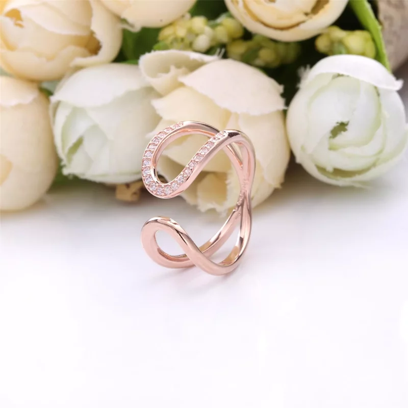 (afbeelding voor) PANDORA Wrapped Open Infinity Ring - Bekijken 2