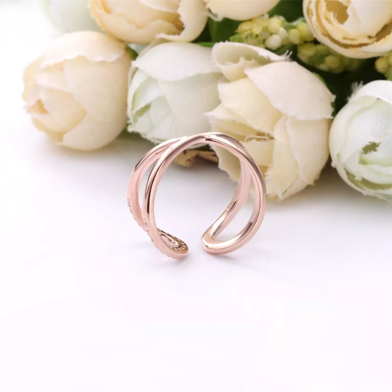 (afbeelding voor) PANDORA Wrapped Open Infinity Ring - Bekijken 5