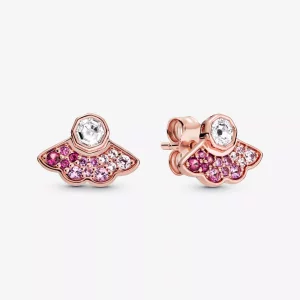 (afbeelding voor) PANDORA Pink Fan Pattern Spacer Clip Bedel - 288194C01