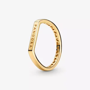 (afbeelding voor) PANDORA Stapelring met logobalkje - 169048C00
