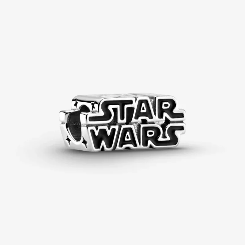 (afbeelding voor) PANDORA Star Wars Silver 3D Logo Bedel - 799246C01