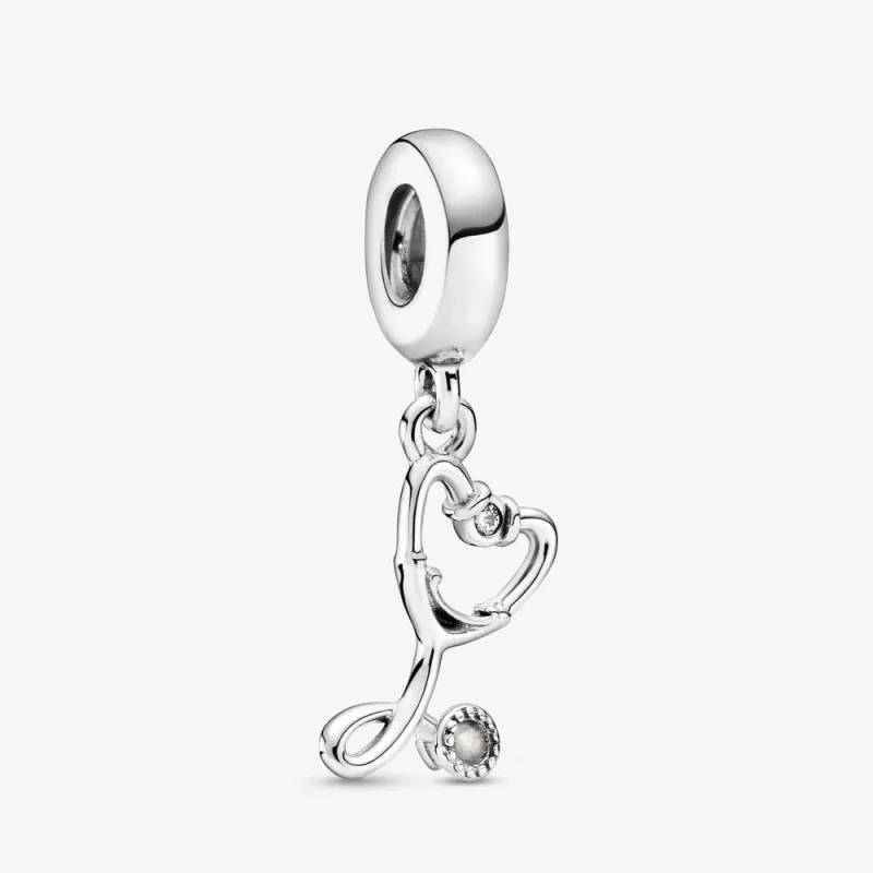 (afbeelding voor) Stethoscoop Hart Hangende Bedel 799072c01