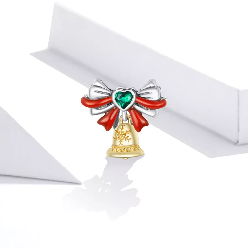 (afbeelding voor) Pandora Style Jingle Bell Bedel Bedel - SCC1668 - Bekijken 2