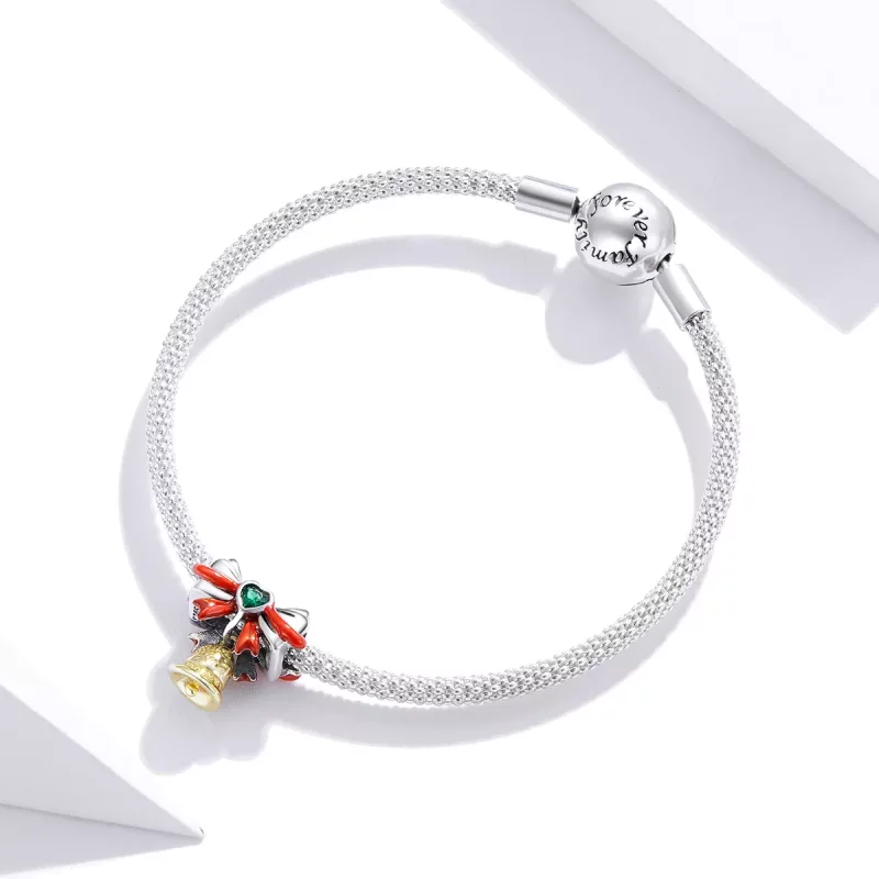 (afbeelding voor) Pandora Style Jingle Bell Bedel Bedel - SCC1668 - Bekijken 3