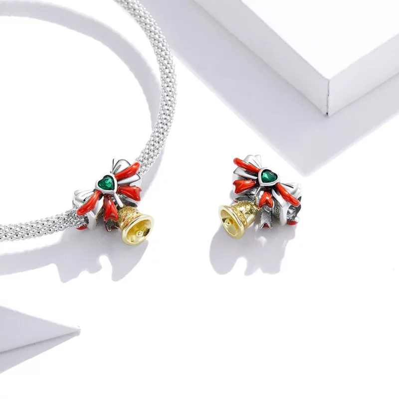 (afbeelding voor) Pandora Style Jingle Bell Bedel Bedel - SCC1668 - Bekijken 4